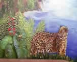 Restaurant Jungle Theme Mural in Simi Valley, CA